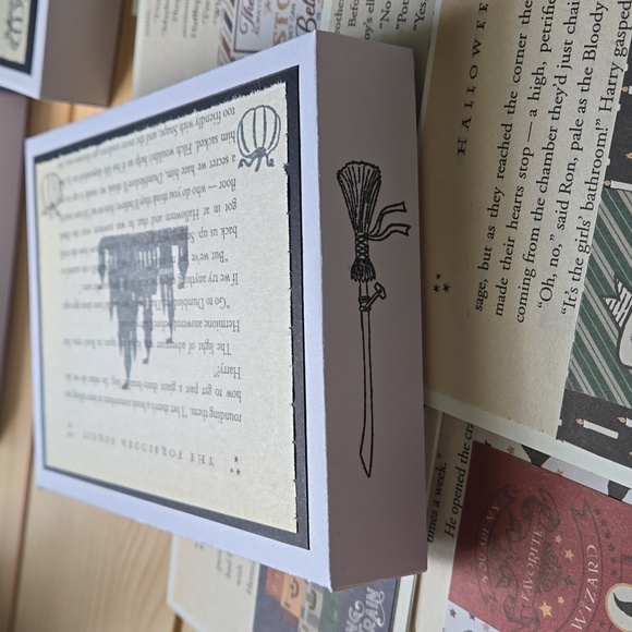 Handmade Harry Potter Themed Halloween Boxed Cards Set - Picture 11 of 12